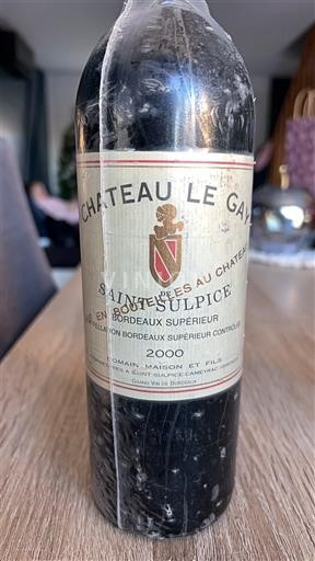 Bordeaux Bordeaux Supérieur Château Le Gay Saintesulpice 2000