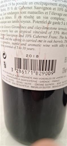 Bordeaux Saint-Estèphe Château Largesse 2018