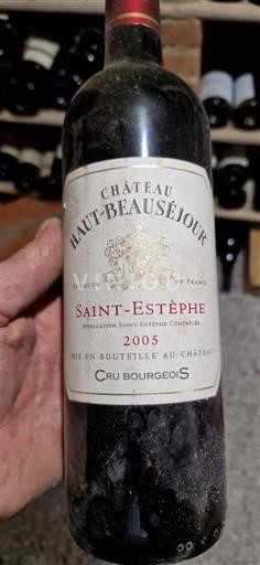 Bordeaux Saint-Estèphe Cru Bourgeois Château Haut-Beauséjour 2005