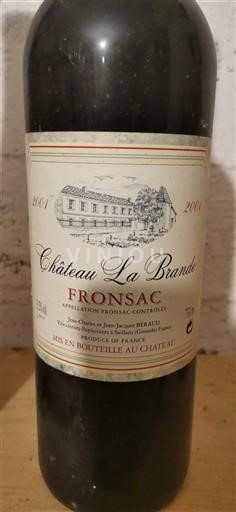 Burdeos Fronsac Château La Brande 2001