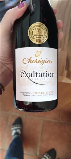Rhônen laakso Côtes-du-rhône Chorégies Exaltation 2023