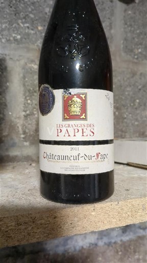 Rhônen laakso Châteauneuf-du-Pape Les Granges des Papes 2011