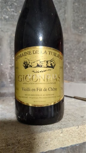 Rona dolina Gigondas Domaine La Tuilière Vieilli en Fût de Chêne 2005