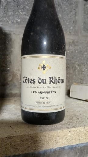 Rhônen laakso Côtes-du-rhône Les Aronnières 2013