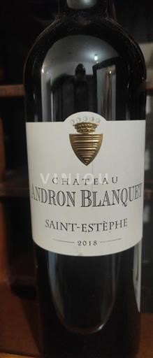 Bordeaux Saint-Estèphe Château Andron Blanquet 2018