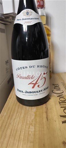 Rhônedalen Côtes du Rhône Paul Jaboulet Aîné Parallèle 45 2007