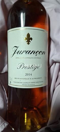 Sudoeste Jurançon Cave de Gan Jurançon Prestige 2014