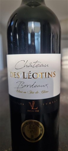 Bordeaux Château S Léotins 2022