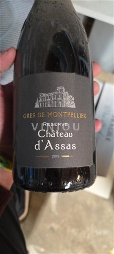 Langvedok Grès de Montpellier Château Assas Réserve 2019