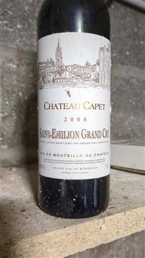 Bordeaux Saint-Émilion Grand Cru Grand Cru Château Capet 2008