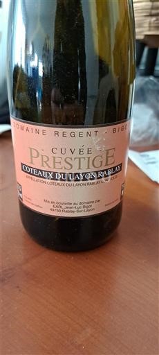 Loiredalen Ospecificerad Domaine Regent-Bigot Prestige 2019