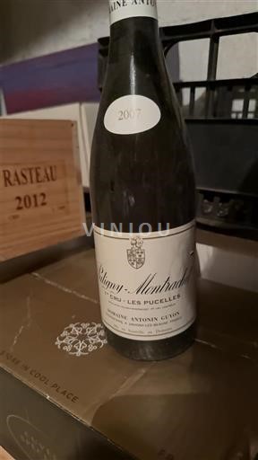 Bourgogne Puligny-montrachet Premier Cru Domaine Antoinin guyon 1er Cru Les Pucelles 2007