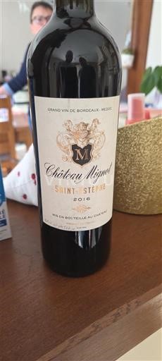Bordeaux Saint-Estèphe Château Mignon 2016