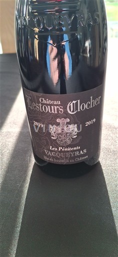 Rhônen laakso Vacqueyras Château Les Tours du Clocher Les Pénitents 2019