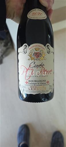 Bourgondië Bourgogne LEMC P'tit Pierre Vieilles Vignes 2009