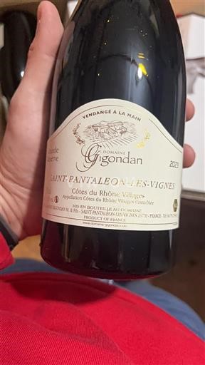 Rhônen laakso Côtes-du-rhône-villages Domaine Gigondan Saint-Pantaléon-les-Vignes 2023