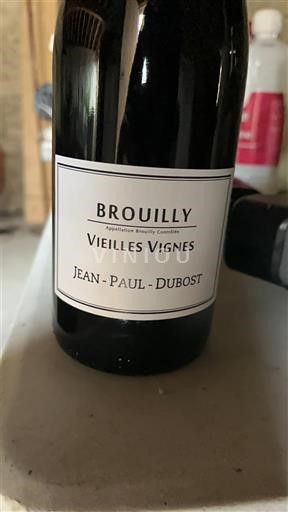 Beaujolais Brouilly Jean-Paul Dubost Vieilles Vignes 2023