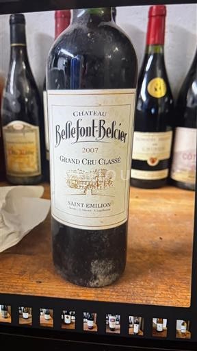 Bordeaux Saint-Émilion Grand Cru Classé Château Bellefont-Belcier 2007