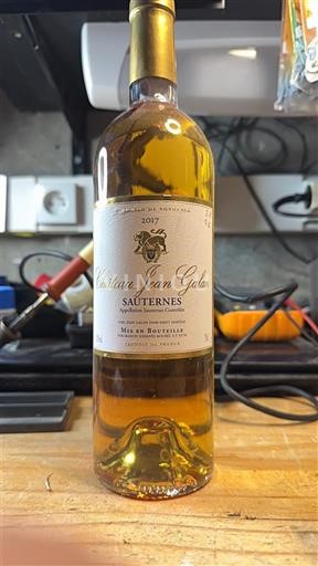 Bordeaux Sauternes Château Jean Galan 2017