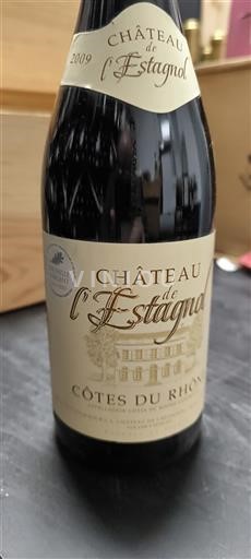Rhônedalen Côtes du Rhône Château L'Estagnol 2009