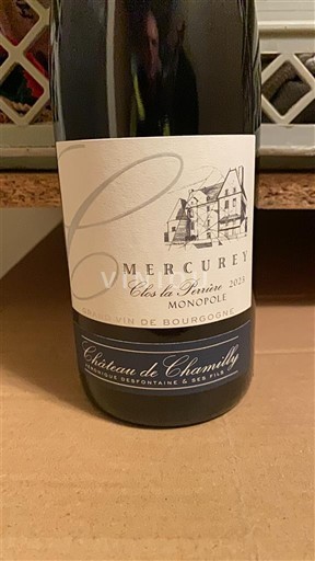 Burgundija Mercurey Château Chamirey Clos de la Servoisine Monopole 2021