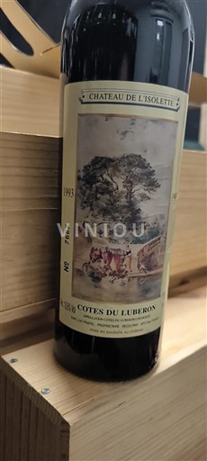 Rona dolina Ni doloceno Château L'Isolette 1993