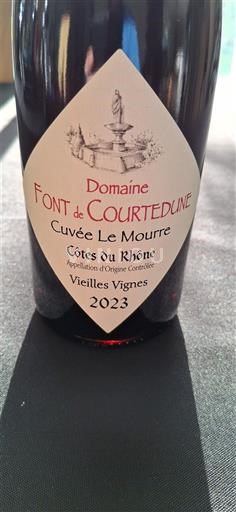 Rona dolina Côtes-du-Rhône Domaine Font de Courtedune Le Mourre 2023