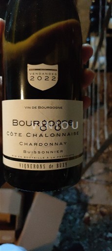 Burgund Burgund-Côte-Chalonnaise Vignerons de Buxy Buissonnier 2022