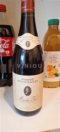 Beaujolais Moulin-à-vent Domaine Benoît Raclet 2011 Ikke årgangsbestemt