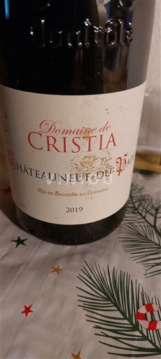 Rhônetal Châteauneuf-du-Pape Domaine Cristia 2019
