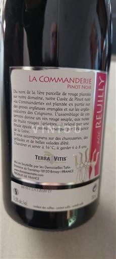 Loire-dalen Reuilly Les Demoiselles Tatin La Commanderie 2019