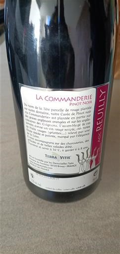 Loire-dalen Reuilly Domaine Tabordet La Commanderie 2019