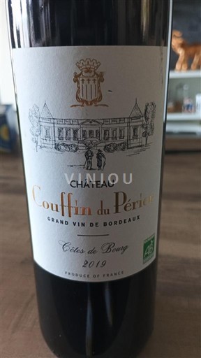 Bordeaux Côtes-de-bourg Château Couffin du Périer 2019