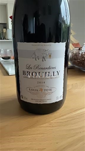Beaujolais Brouilly Louis Tête Les Renardières 2014