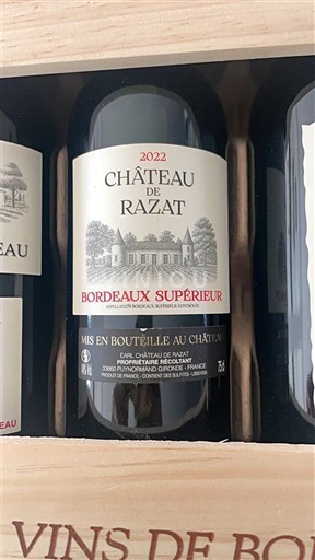 Burdeos Bordeaux superior Château Razat 2022
