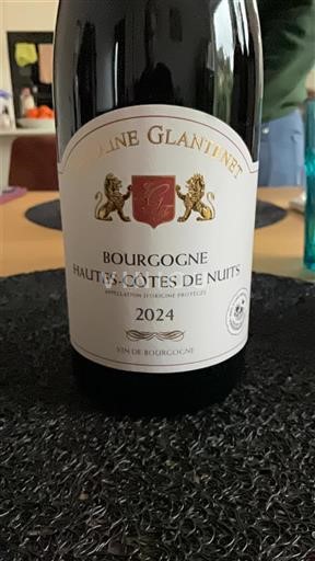 Borgogna Hautes Côtes de Nuits Domaine Glantenet 2024