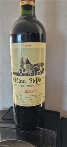 Burdeos Pomerol Château St-Pierre 2005
