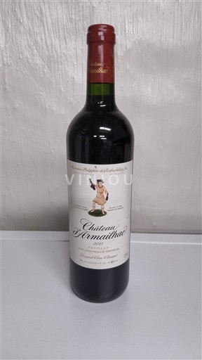 Bordeaux Pauillac Grand Cru Château Armailhac 2015