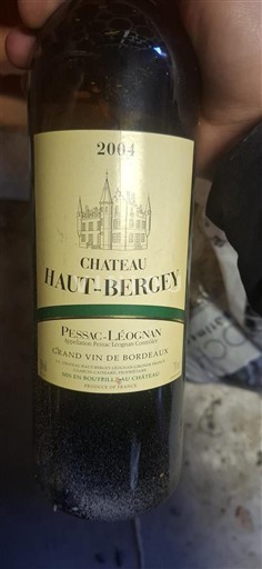 Bordeaux Pessac-Léognan Château Haut-Bergey 2004