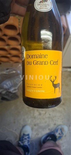 Loiredalen Touraine Domaine Grand Cerf Sauvignon Icke årgångsbetecknad