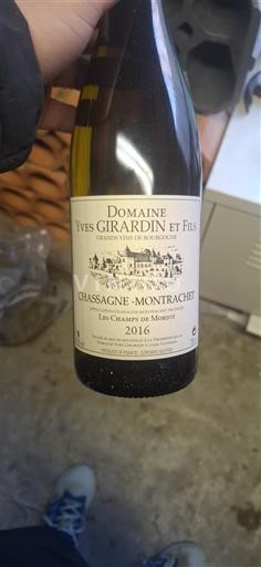Borgogna Chassagne-Montrachet Domaine Yves Girardin et Fils Les Champs de Morjot 2016