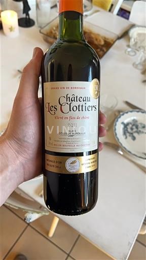 Bordeaux Côtes-de-Bordeaux Château Les Clottiers 2011