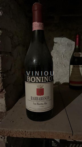 Piemont Barbaresco Bonino Sorì Moretta Alta 1990