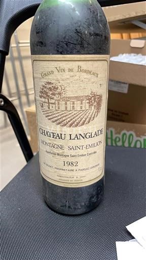 Bordeaux Montagne-saint-émilion Château Langlade 1982