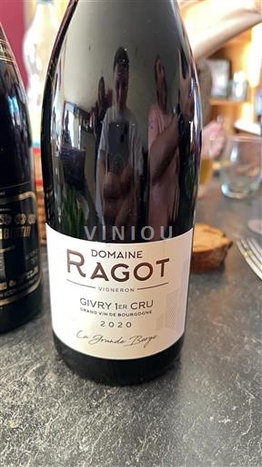 Burgundsko Givry Premier Cru Domaine Ragot La Grande Berge 2020