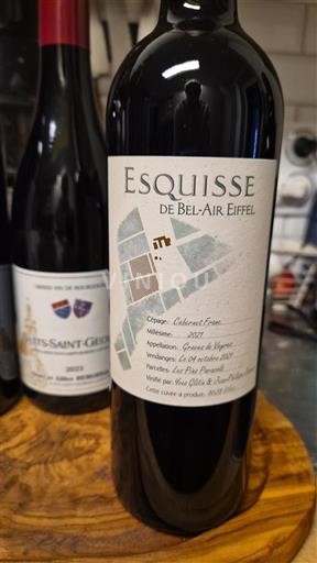 Bordeaux Côtes-de-bourg Bel-Air Eiffel Esquisse 2021