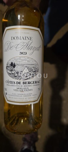 Jugozahod Côtes-de-bergerac Domaine Playat Vieilles Vignes 2023