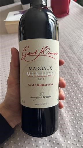 Bordeaux Margaux Maison Johanis Boubée d'Exception 2021