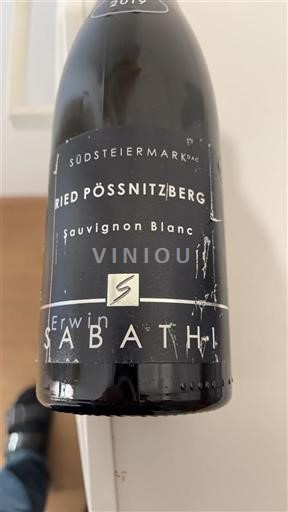 Štajerska Južna Štajerska DAC Erwin Sabathi Ried Pössnitzberg Sauvignon Blanc 2019
