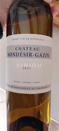 Bordeaux Blaye-côtes-de-bordeaux Château Mondésir-Gazin 2021